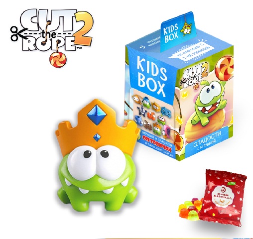 Видеообзор и фото Свитбокс Sweetbox Ам ням Сut the rope 2 Kids Box