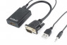 ������� Cablexpert HDMI - VGA + 3,5 �� 0.15 � ������ (A-VGA-HDMI-01)