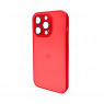 ���������� ����� AG Glass Matt Frame Color Logo Apple iPhone 15 Pro Coke Red (AGMattFrameiP15PRed)