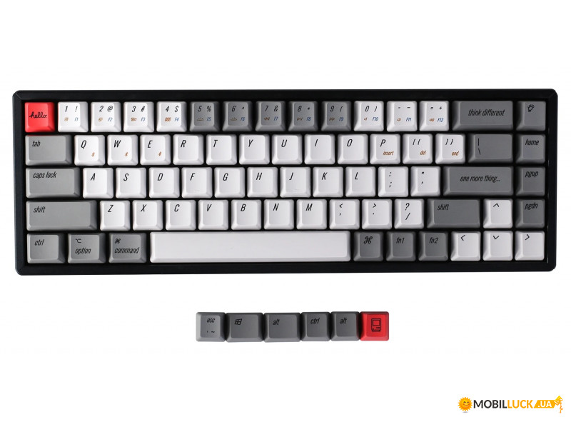  Keychron K6 XDA PBT Keycap set 68, Retro (KP5_KEYCHRON)