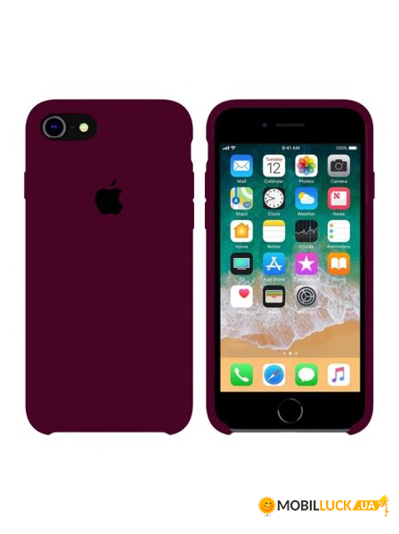  ARM Silicone Case iPhone 8/7 marsala