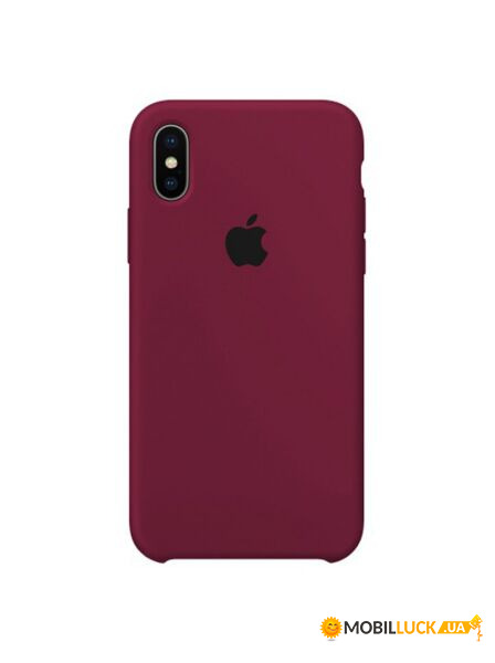  ARM Silicone Case iPhone Xs Max Marsala