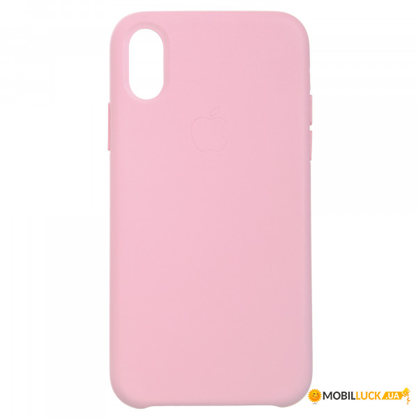  Armorstandart Leather Case Apple iPhone XS/X Pink Fuchsia (ARM49775)