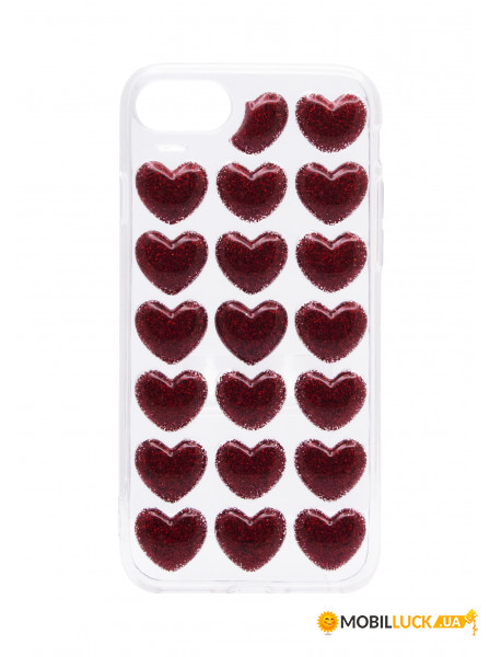  Armorstandart 3D Love Silicon Case  iPhone 7/8/SE (2020) Red (ARM52762)