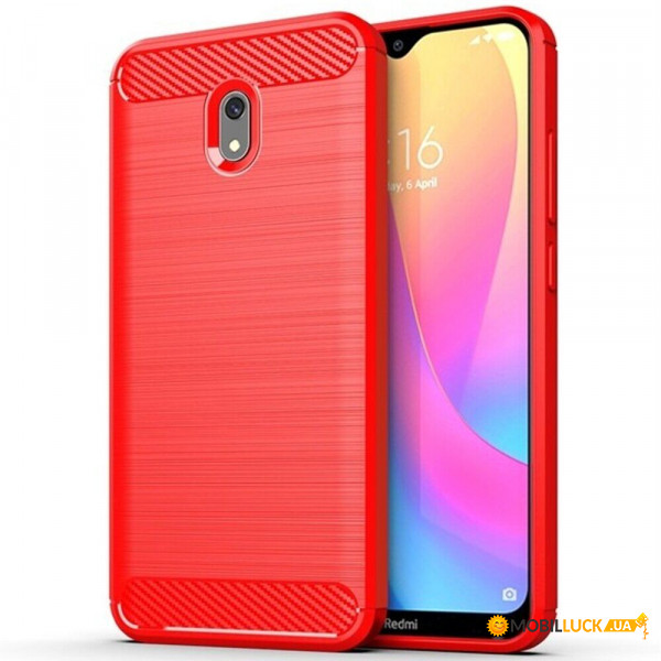 - Brushed  Xiaomi Redmi 8A Red