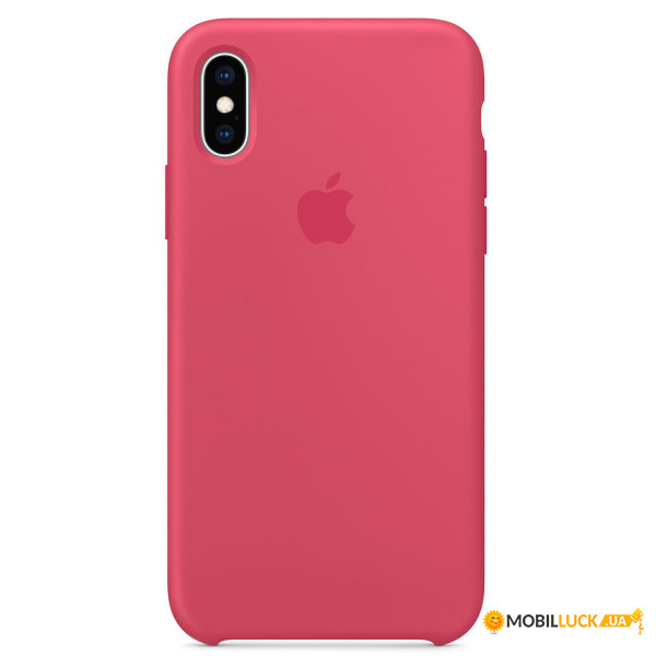 - Silicone Case  iPhone Xs hibiscus