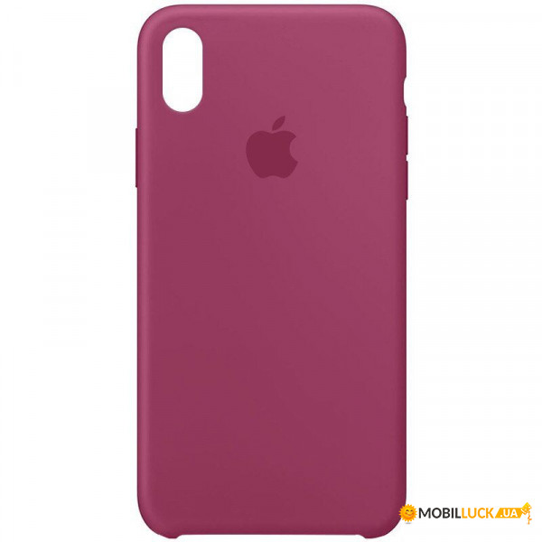 - Silicone Case  iPhone XS pomegranate