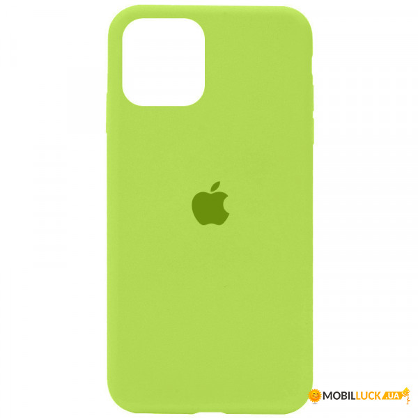   Silicone Full Case AA Open Cam Apple iPhone 11 Pro Shiny Green (FullOpeAAKPi11P-24)