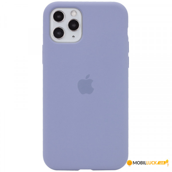   Silicone Full Case AA Open Cam Apple iPhone 11 Pro Lavender Grey (FullOpeAAKPi11P-28)