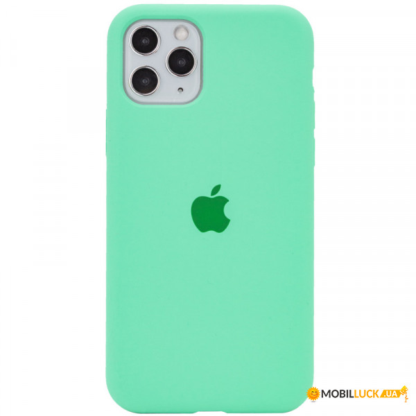   Silicone Full Case AA Open Cam Apple iPhone 11 Pro Spearmint (FullOpeAAKPi11P-30)