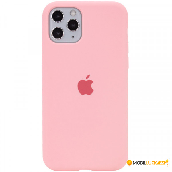   Silicone Full Case AA Open Cam Apple iPhone 11 Pro Pink (FullOpeAAKPi11P-41)