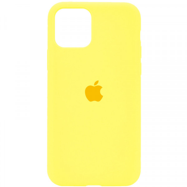   Silicone Full Case AA Open Cam Apple iPhone 11 Pro Sunny Yellow (FullOpeAAKPi11P-56)