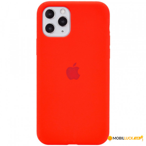   Silicone Full Case AA Open Cam Apple iPhone 11 Pro Max Red (FullOpeAAKPi11PM-11)