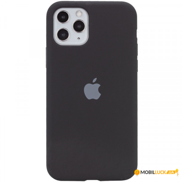   Silicone Full Case AA Open Cam Apple iPhone 11 Pro Max Black (FullOpeAAKPi11PM-14)