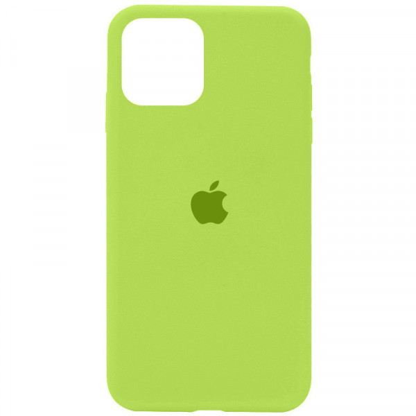   Silicone Full Case AA Open Cam Apple iPhone 11 Pro Max Shiny Green (FullOpeAAKPi11PM-24)