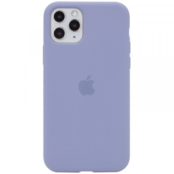   Silicone Full Case AA Open Cam Apple iPhone 11 Pro Max Lavender Grey (FullOpeAAKPi11PM-28)