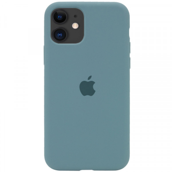   Silicone Full Case AA Open Cam Apple iPhone 11 Pro Max Pine Green (FullOpeAAKPi11PM-46)