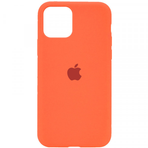   Silicone Full Case AA Open Cam Apple iPhone 11 Pro Max Orange (FullOpeAAKPi11PM-52)