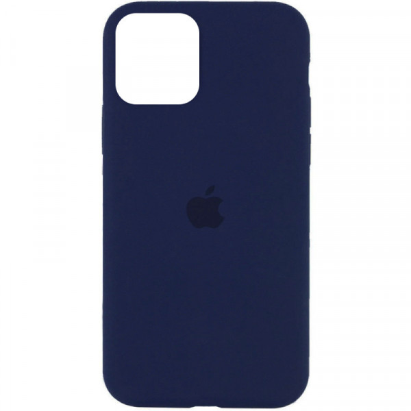   Silicone Full Case AA Open Cam Apple iPhone 11 Pro Max Dark Blue (FullOpeAAKPi11PM-7)