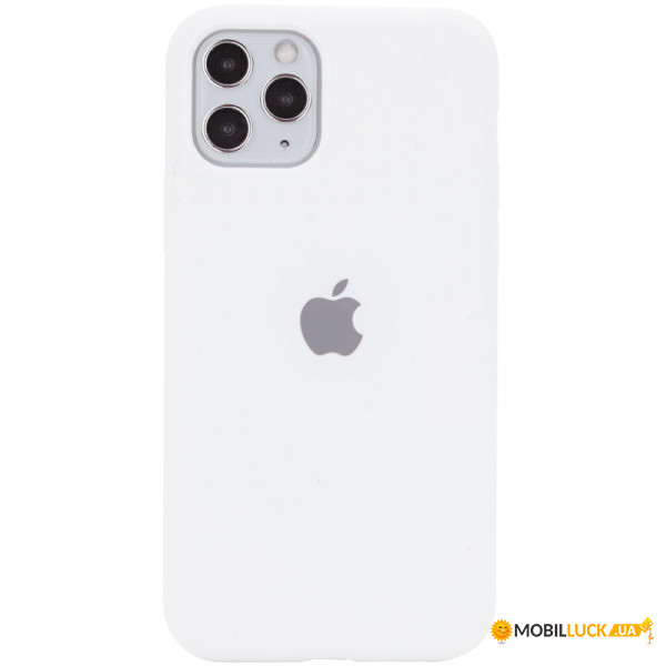   Silicone Full Case AA Open Cam Apple iPhone 11 Pro Max White (FullOpeAAKPi11PM-8)