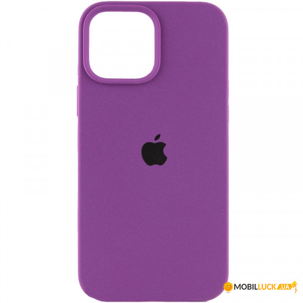   Silicone Full Case AA Open Cam Apple iPhone 12 Purple (FullOpeAAi12-19)