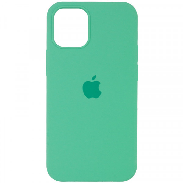   Silicone Full Case AA Open Cam Apple iPhone 12 Spearmint (FullOpeAAi12-30)