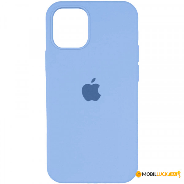   Silicone Full Case AA Open Cam Apple iPhone 12 Cornflower (FullOpeAAi12-49)