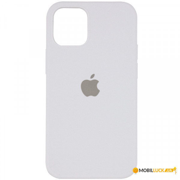   Silicone Full Case AA Open Cam Apple iPhone 12 White (FullOpeAAi12-8)