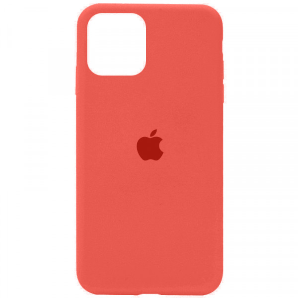   Silicone Full Case AA Open Cam Apple iPhone 12 Pro Peach (FullOpeAAi12P-18)