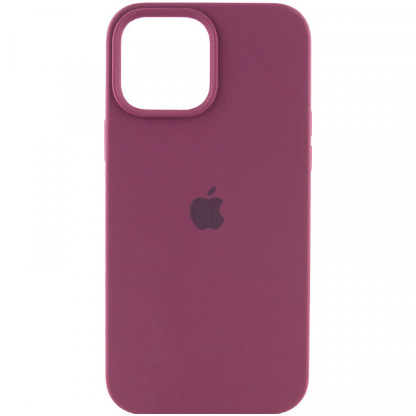   Silicone Full Case AA Open Cam Apple iPhone 12 Pro Plum (FullOpeAAi12P-47)