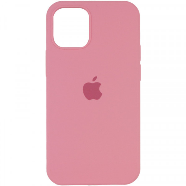   Silicone Full Case AA Open Cam Apple iPhone 12 Pro Max Peach (FullOpeAAi12PM-18)