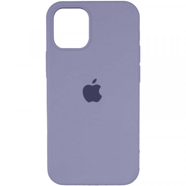   Silicone Full Case AA Open Cam Apple iPhone 12 Pro Max Lavender Grey (FullOpeAAi12PM-28)