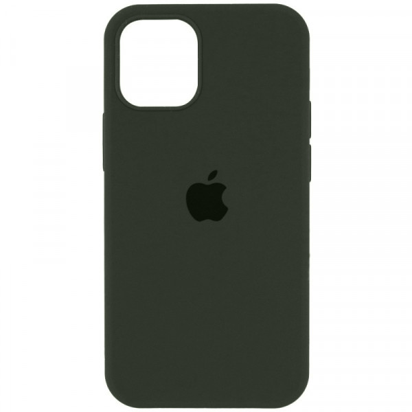   Silicone Full Case AA Open Cam Apple iPhone 12 Pro Max Atrovirens (FullOpeAAi12PM-40)