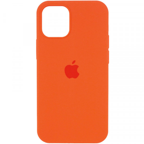   Silicone Full Case AA Open Cam Apple iPhone 12 Pro Max Orange (FullOpeAAi12PM-52)