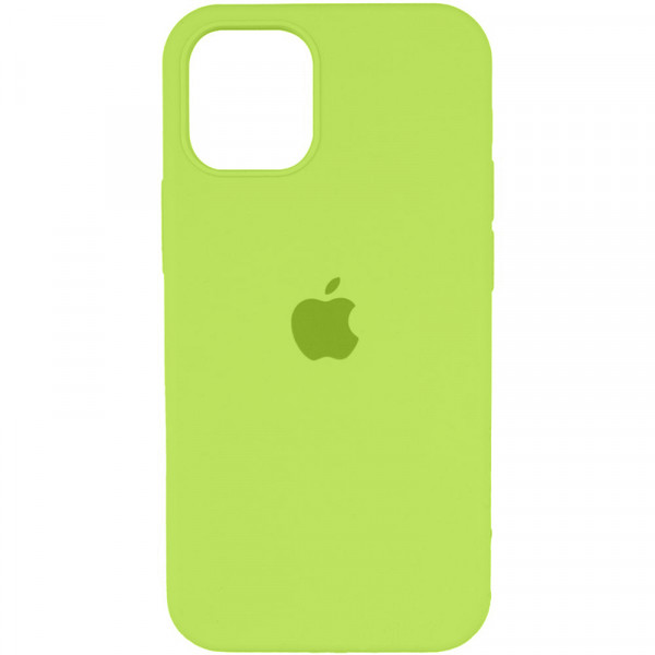   Silicone Full Case AA Open Cam Apple iPhone 13 Shiny Green (FullOpeAAi13-24)