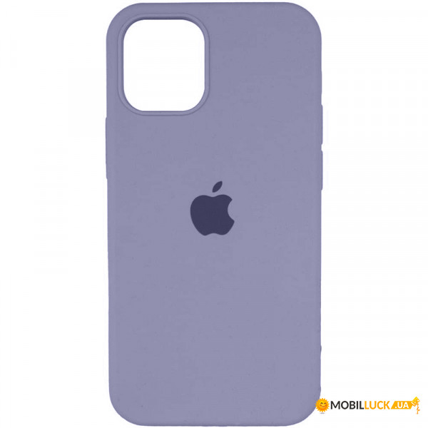   Silicone Full Case AA Open Cam Apple iPhone 13 Lavender Grey (FullOpeAAi13-28)