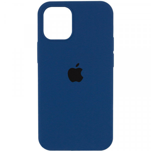   Silicone Full Case AA Open Cam Apple iPhone 13 Pro Navy Blue (FullOpeAAi13P-39)