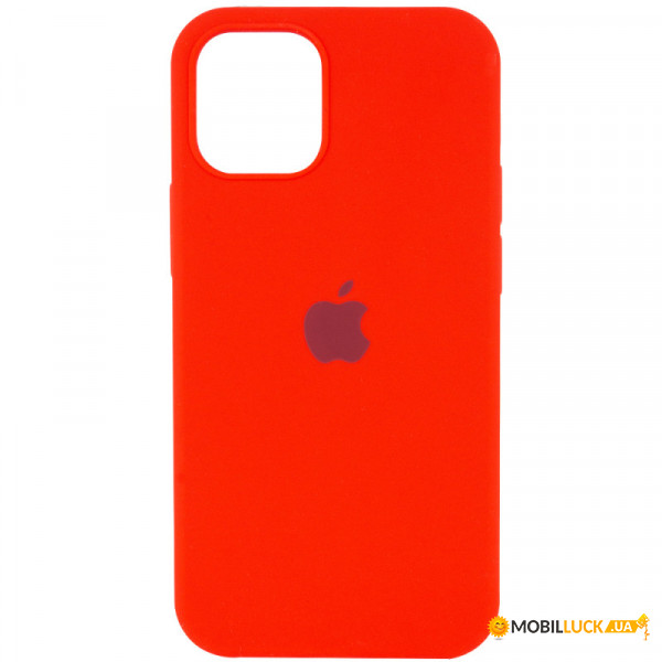   Silicone Full Case AA Open Cam Apple iPhone 14 Pro Red (FullOpeAAi14P-11)