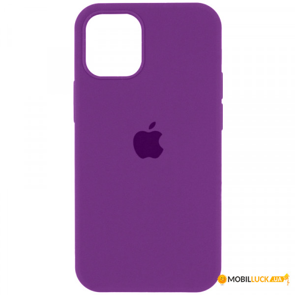   Silicone Full Case AA Open Cam Apple iPhone 15 Pro Max Purple (FullOpeAAi15PM-19)