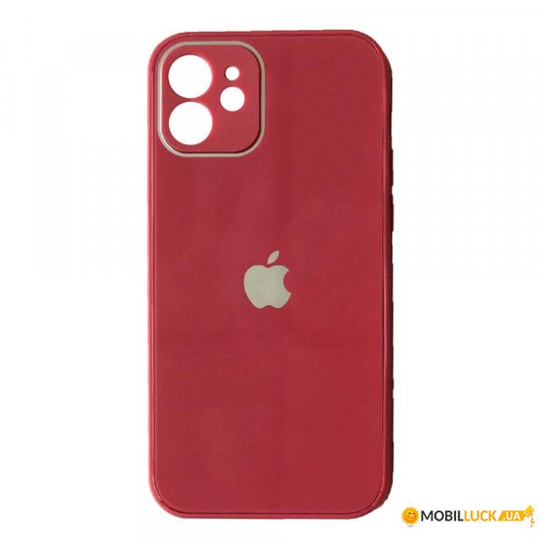  Glass Designo for iPhone 12 Red