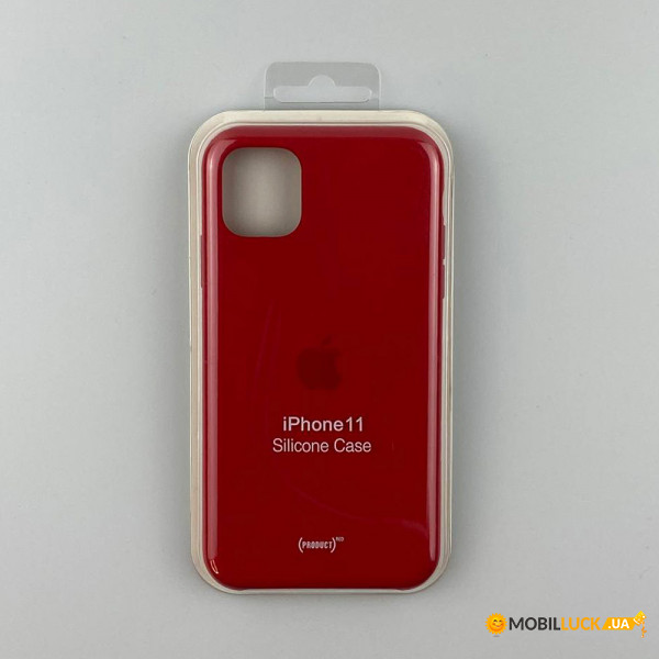  Original Silicone Case iPhone 11 Red