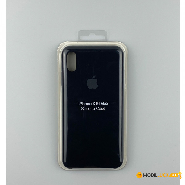  Original Silicone Case iPhone XS Max Black