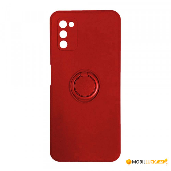  Ring Case Samsung A03S (A035) Red