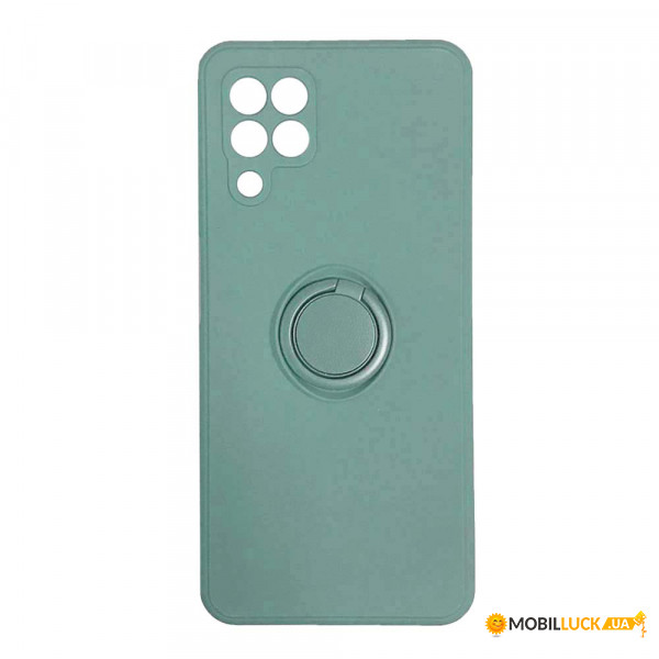  Ring Case Samsung A22 (A225) Light Cyan