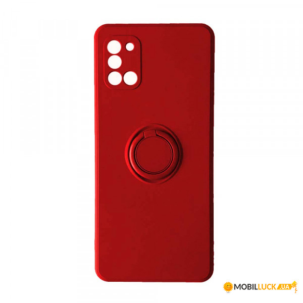  Ring Case Samsung A31 (A315) Red