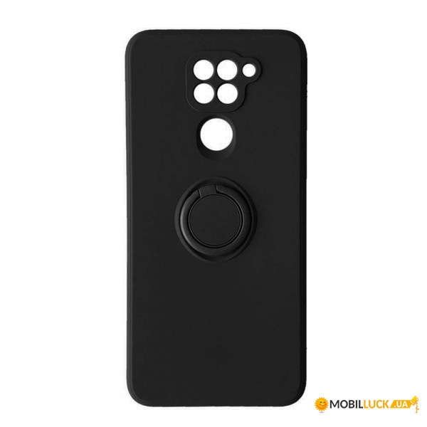  Ring Case Xiaomi Redmi Note 9 Black