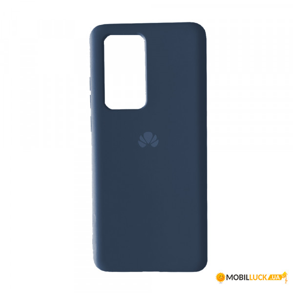  Silicone Case Full Huawei P40 Navy Blue