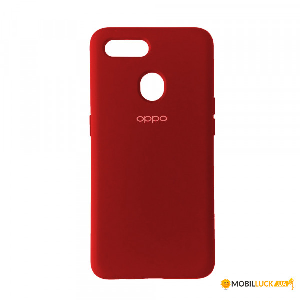  Silicone Case Full Oppo A12 Red