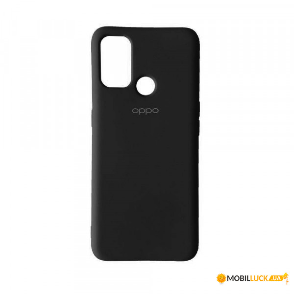  Silicone Case Full Oppo A53 Black