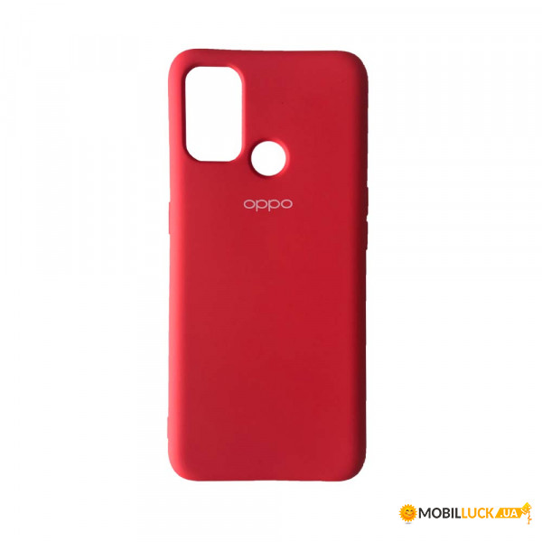  Silicone Case Full Oppo A53 Red